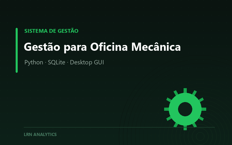 Sistema para oficina mecânica